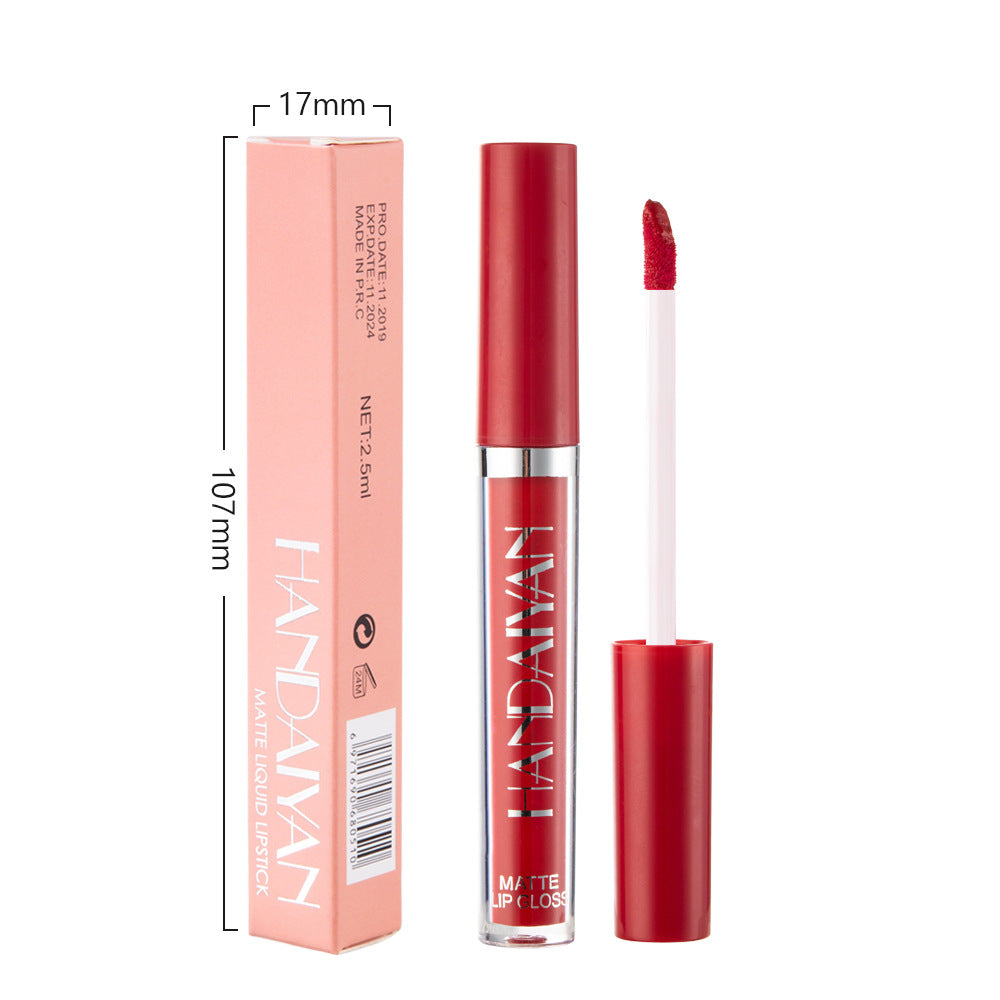 Matte Non-stick Cup Lip Gloss, Non-fading Matte