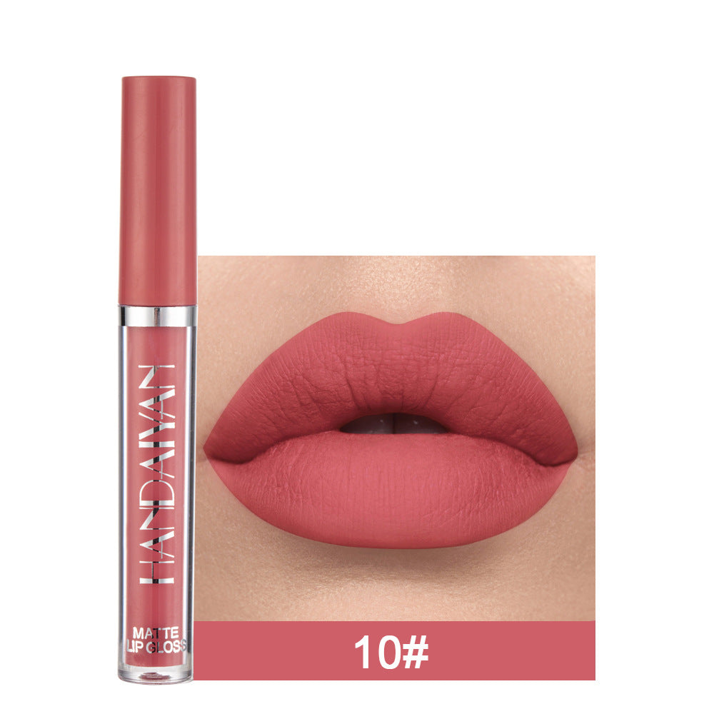 Matte Non-stick Cup Lip Gloss, Non-fading Matte