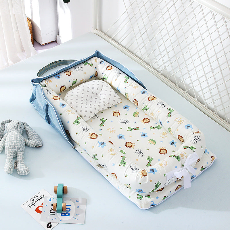 Baby Removable And Washable Bed Crib Portable