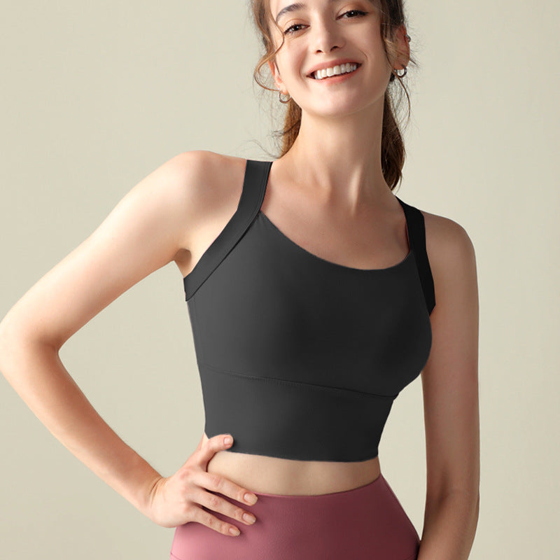 Training Fixed Cup Shockproof Sports Bra