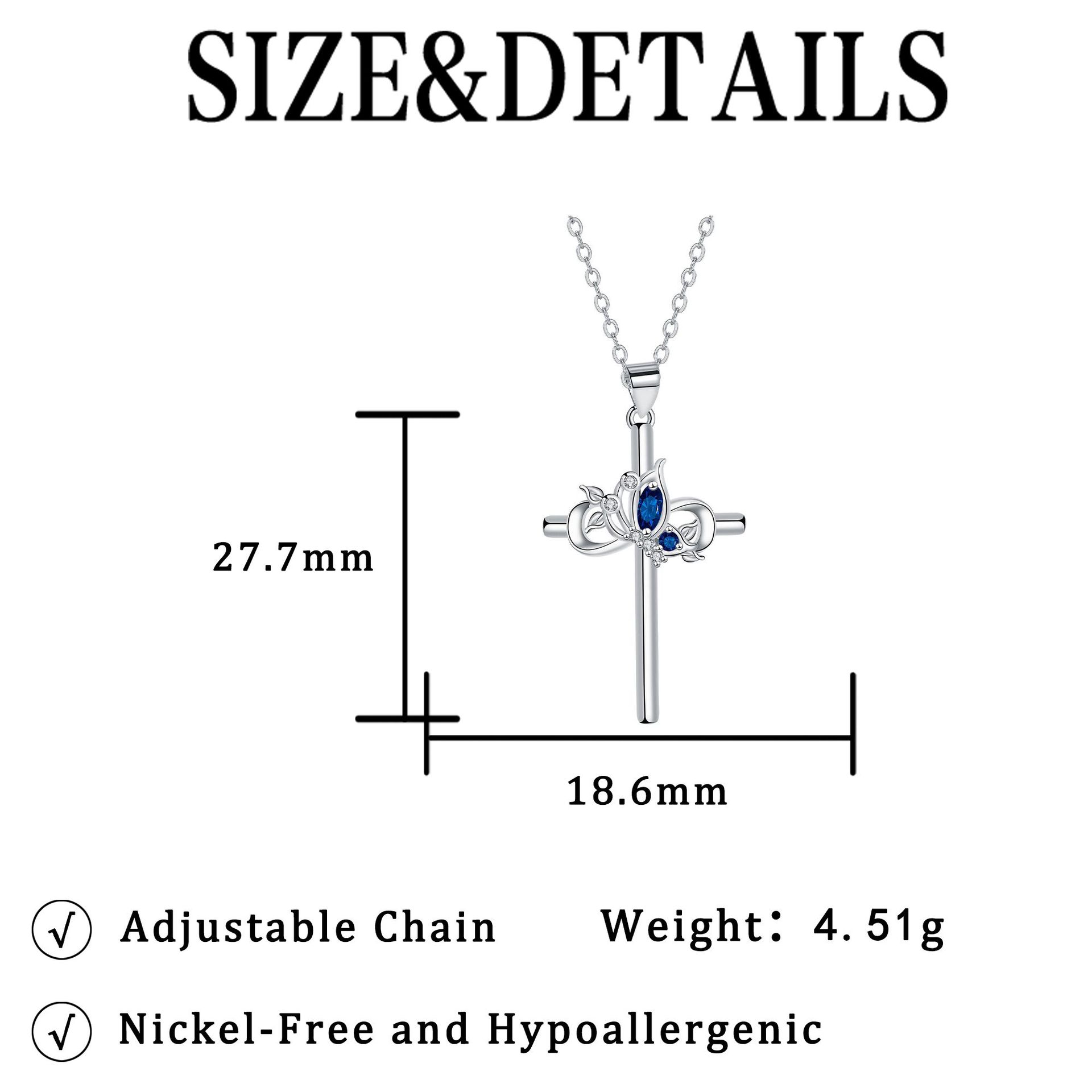 Fashionable Commuter-Style Cross Necklace