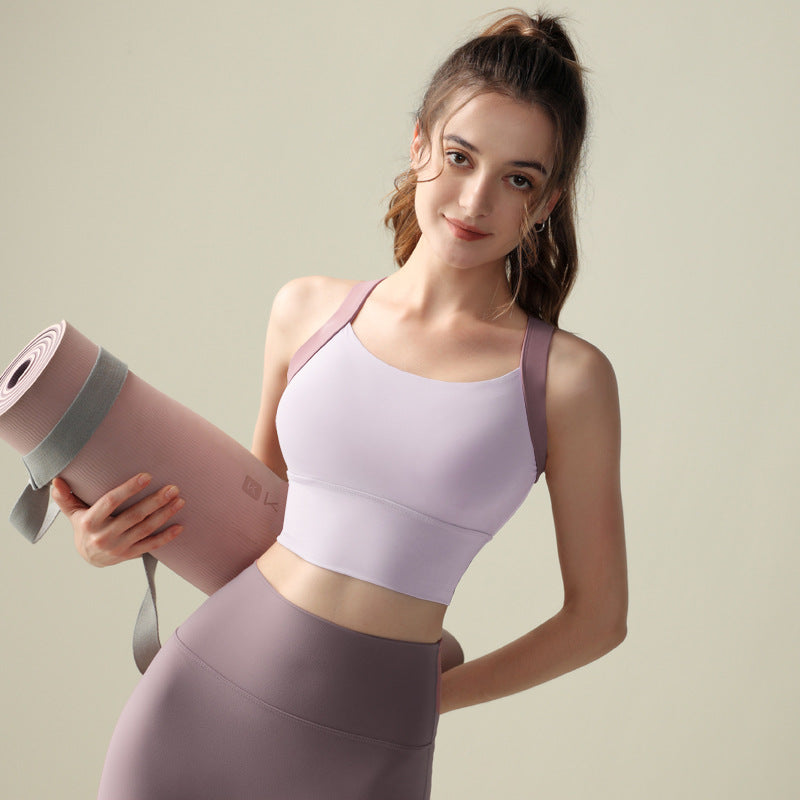 Training Fixed Cup Shockproof Sports Bra