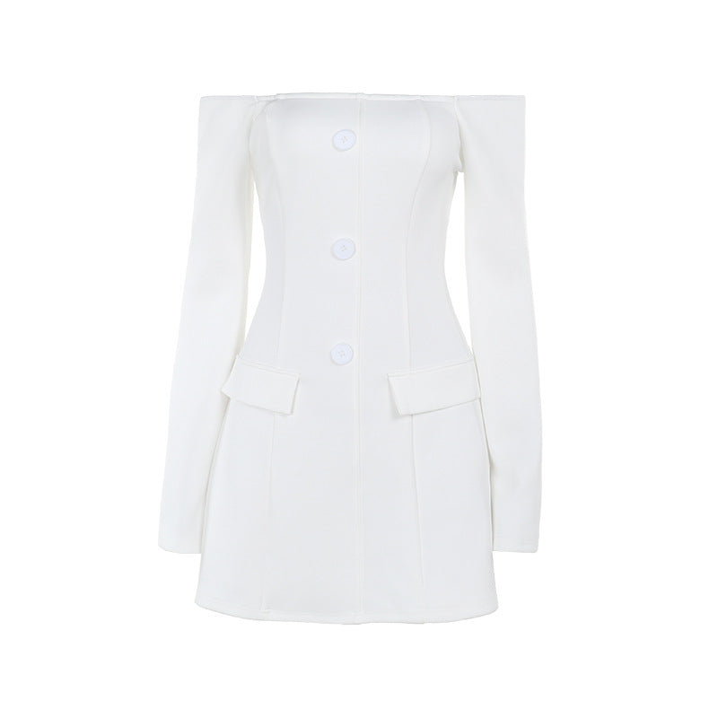 Fashionable Elegant Slim-fit Off-shoulder Bag Cover Long